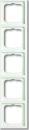 Busch-Jaeger frame 5-fold studio white matt 1725-884K NEW