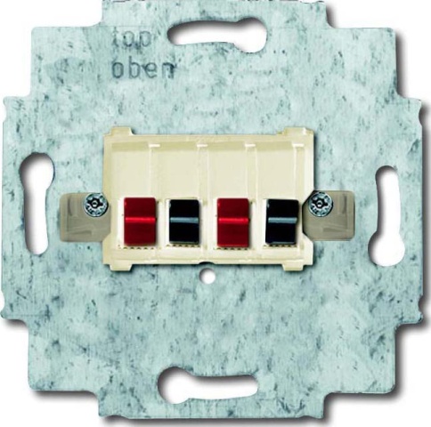 Busch-Jaeger Loudspeaker connection box 2gang, white 0248/02-101 NEW