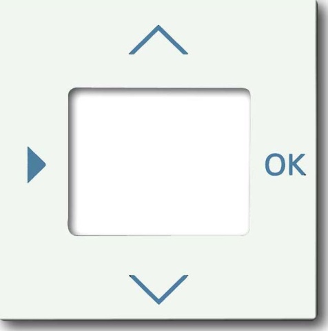 Elemento de control Busch-Jaeger blanco mate 6435-884 NUEVO