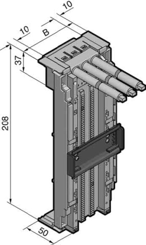 Rittal OM adapter 65A,690V,AWG 6 SV 9340.700 NOWOSC