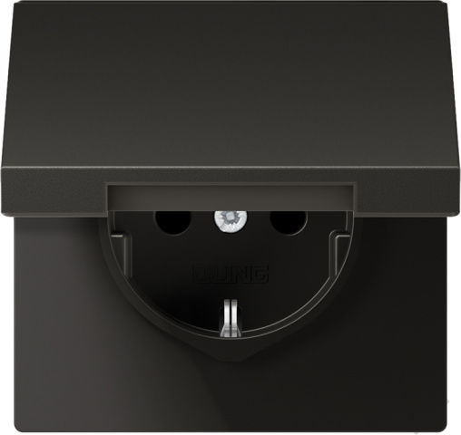 Jung SCHUKO socket outlet 16A 250V hinged cover AL 1520 KL AN NEW