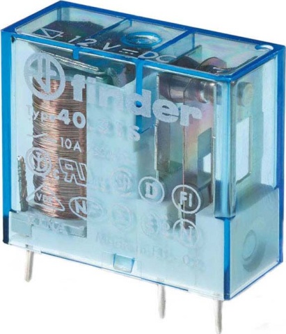 Finder Steck/Printrel.12VDC 1W10A Raster 3,5mm 40.31.9.012.0000 NEU