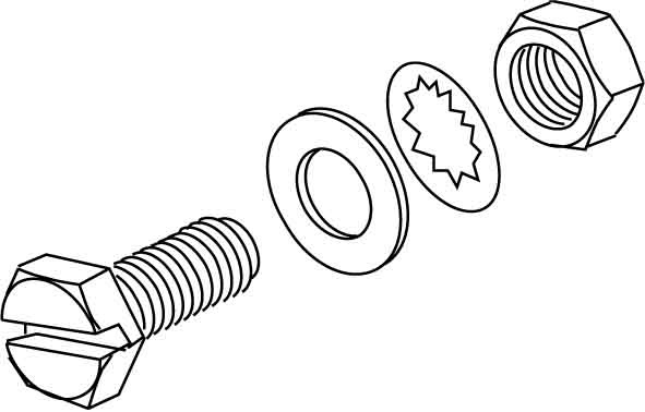 Kleinhuis contactschroef 304M8/20 NIEUW
