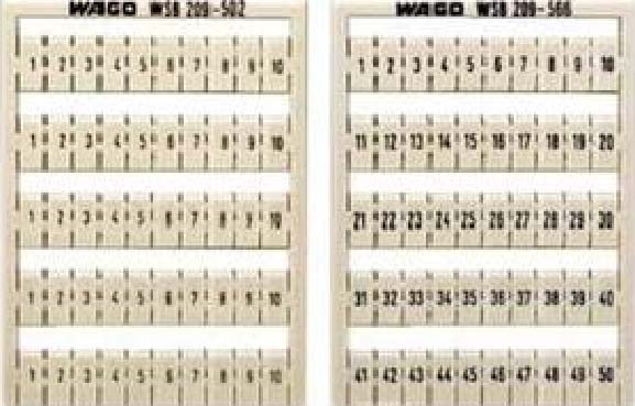 WAGO GmbH & Co. KG WSB-aanwijzingssysteem W: 21-30 (10x) 209-504 NIEUW