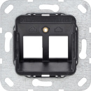 Gira Modulaire Jack 3 2-voudig inbouw steunring 560300 NIEUW