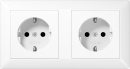 Jung Channel SCHUKO socket outlet 2-fold 16A 250V AS 1522...
