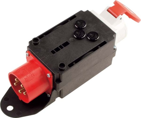 Bachmann CEE adapter 1xSt.32A 400V 1xSocket 349.183 NIEUW