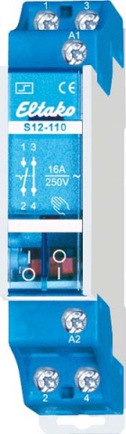 Wylacznik impulsowy Eltako seria f.series. 1S1Ö 16A S12-110-12V NOWY