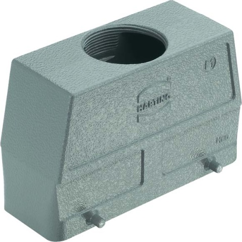 Carcasa de ojal Harting salida de cable recta 19300240428 NUEVO