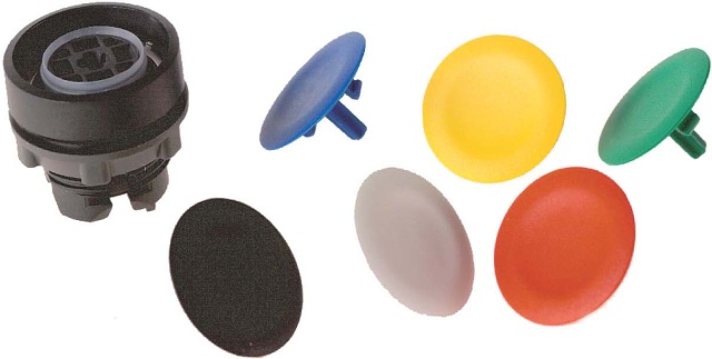 Schneider Electric Pushbutton flat, 6 colours ZB5AA9 NEW