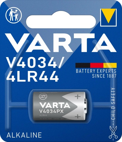 Varta Cons.Varta Battery Electronics 6.0V/100mAh/Alkali V 4034 PX Bli.1 NOWOSC
