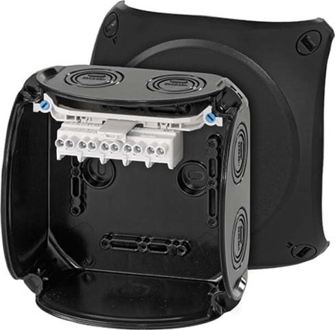 Hensel verdeeldoos 1,5-4 5pol. sw KF 0604 B NIEUW