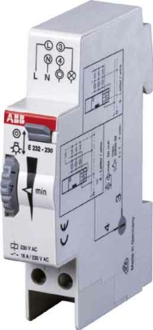 ABB Stotz S&J Timer per scale 1VA 1...7min. E232-230 NUOVO