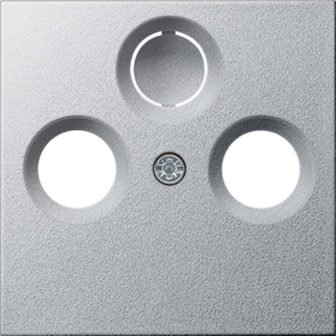 Gira central plate antenna aluminium System55 086926 NEW