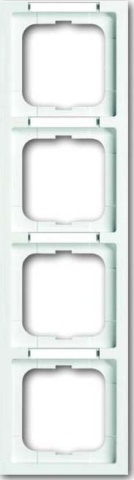 Busch-Jaeger frame 4-fold stws, vertical inscription 1724-184 NSK NEW