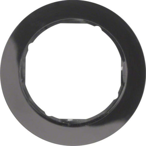 Ramka Berker bk/gl 1gang, okragla 10112045 NOWOSC