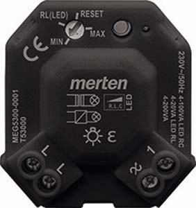 Merten Universal LED dimmer module black MEG5300-0001 NEW