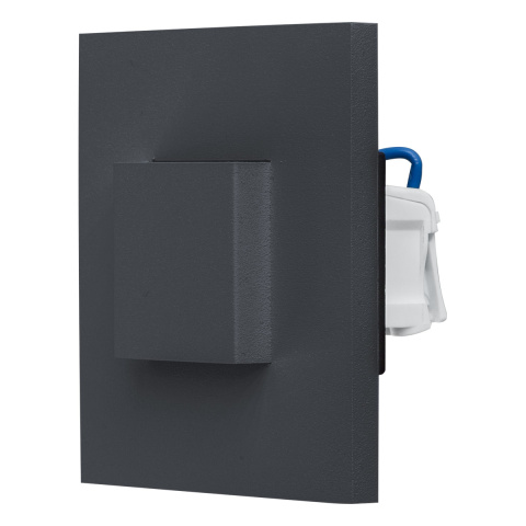 EVN Lichttechnik Applique murale encastrée à LED 3000K IP44 anth LQ41802AD NOUVEAU