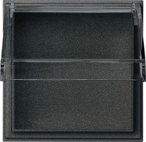 Gira intermediate plate anth with transp. hinged cover TX44 040967 NEW