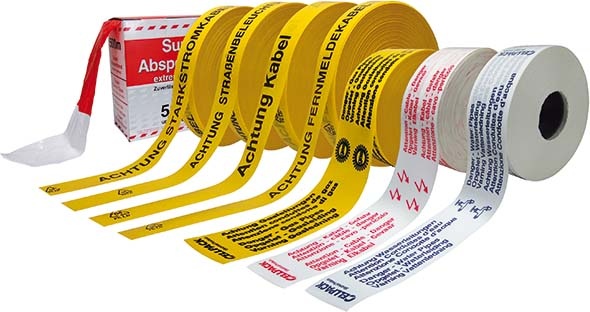 Cellpack Barrier Tape 80mmx500m, red-white No.26 Warning Tape VE500 NEW