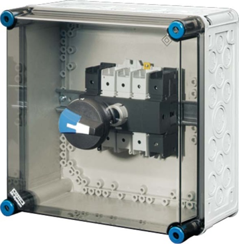 Hensel Mi-Lastschaltergehäuse 100A, 3polig+PE+N Mi 7213 NEU