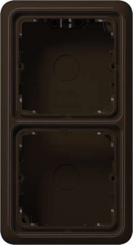 Jung Capuchon AP double br Cadre moulé CD 582 A BR NOUVEAU