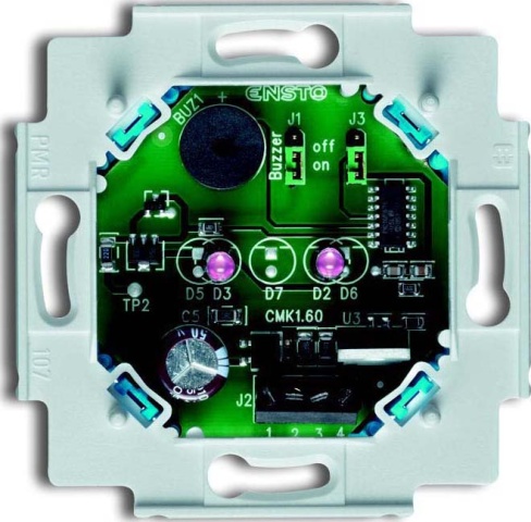 Busch-Jaeger Détecteur dalerte Busch rouge optique/acoustique 1563 U-12 NEUF