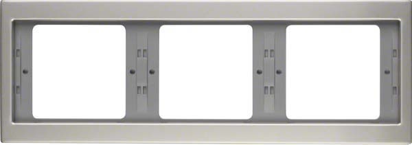 Berker frame 3f. eds horizontal 13737004 NEW