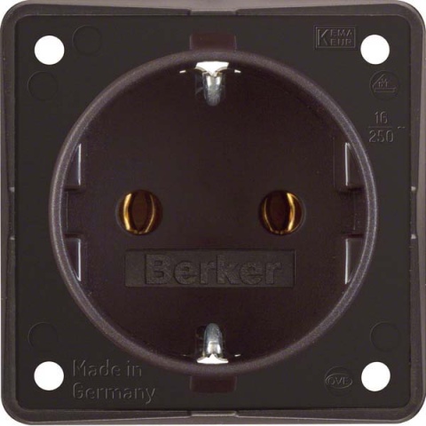 Berker Schuko plug-in dia. br w. plug-in terminali 947782501 NUOVO