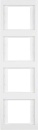 Berker frame 4f. pws vertical 13437009 NEW