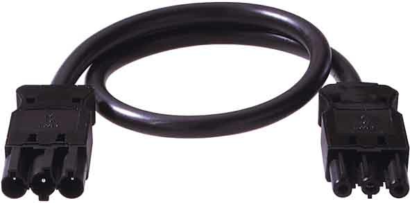 Cable de alimentación Bachmann 3,0m sw DESK 375.055 NUEVO