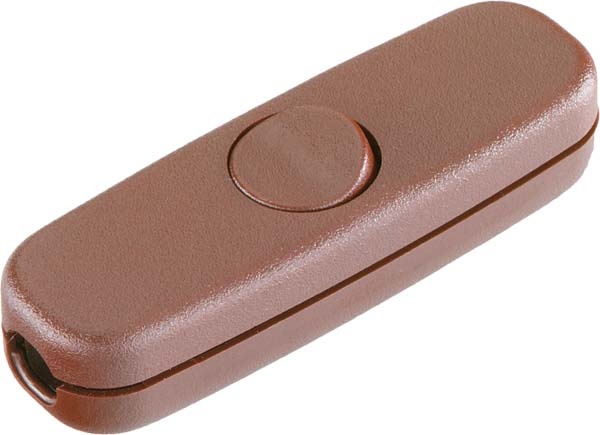 Bachmann Schnur-Zwischenschalter braun 924.045 NEU