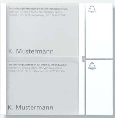 Siedle&Söhne tastermodule si/met TM 612-2 SM NIEUW