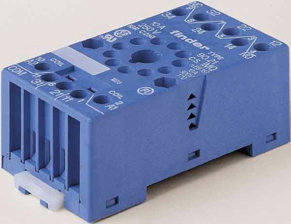 Finder screw socket 11-pin f.Rel.60.13 90.21 NEW