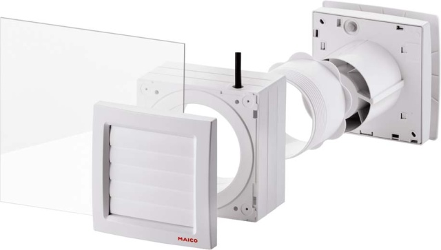 Maico Fenstereinbausatz mit Verschlussklappe FE 100/1 AP NEU