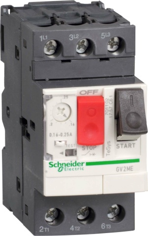 Schneider Electric interruptor de protección del motor 0,40-0,63A GV2ME04 NUEVO