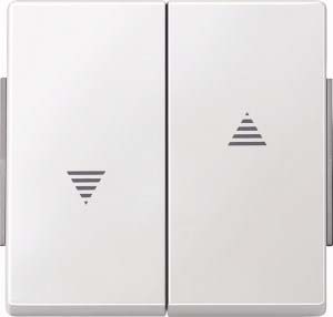 Merten rocker pws f.roller/shaft/button 343419 NEW