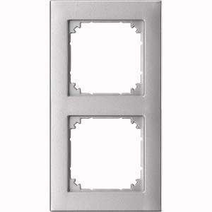 Merten frame 2f.alu inbouw 488260 NIEUW