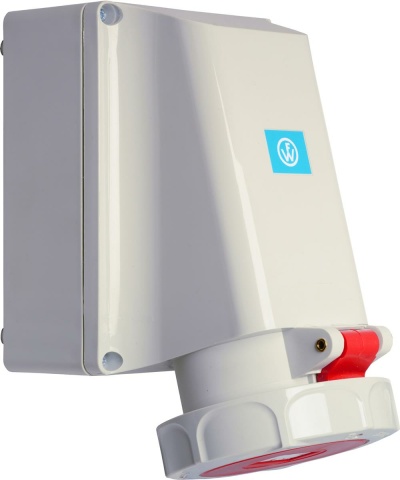 Walther Werke wall socket 63A 5p. 400V 6h IP67 169 NEW