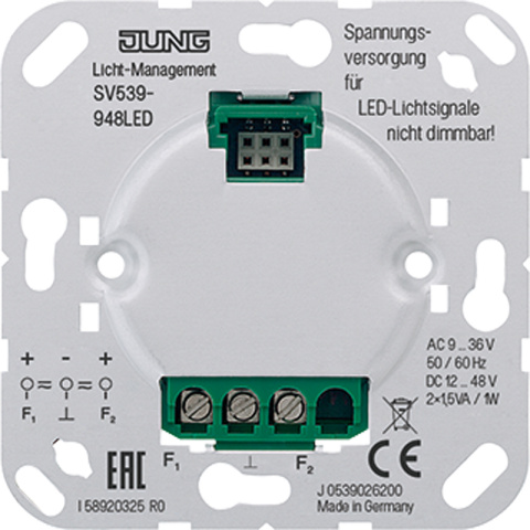 Jung Alimentation AC9-36V DC12-48V SV 539-948 LED NEUF