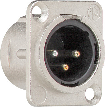 Gira Conector de brida XLR de 3 pines D insertos 003700 NUEVO