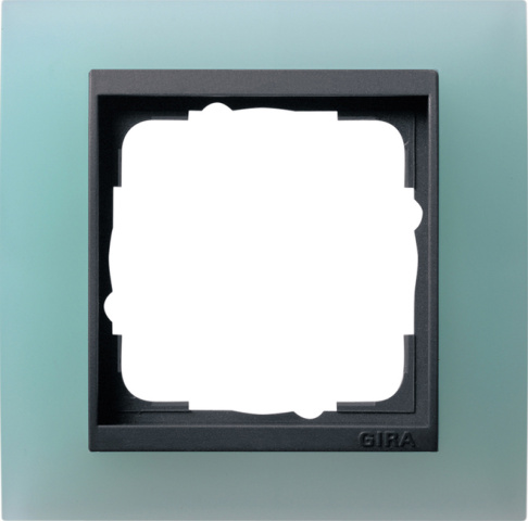 Gira cover frame 1f.opaque mint w.anth.ZL, Event 021185 NEW