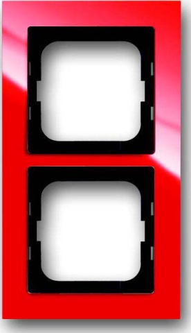 Busch-Jaeger frame 2-fold red 1722-287 NEW