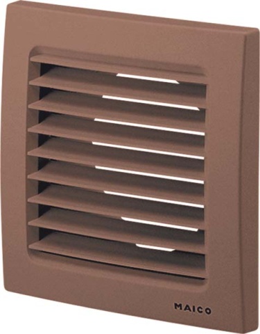 Rejilla de protección Maico de plástico 100 mm, marrón SG 100 B NUEVO