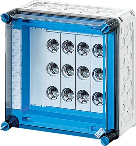 Hensel DZ-Gehäuse 4x3x25A,DII,E27 Mi 3225 NEU