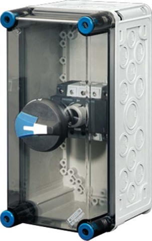 Hensel Mi-Lastschaltergehäuse 63A, 3polig+PE+N Mi 7103 NEU