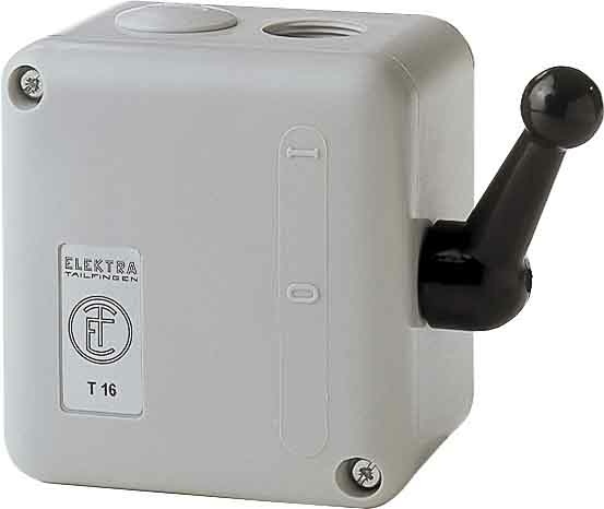 Elektra Tailfingen On/Off switch iso encapsulated TAT 16 NEW