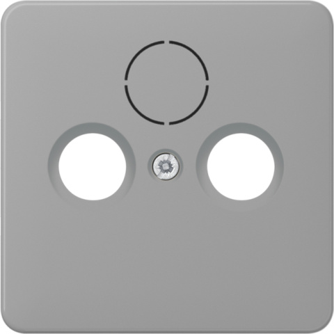 Jung cover gr for aerial socket CD 561 SAT GR NEW