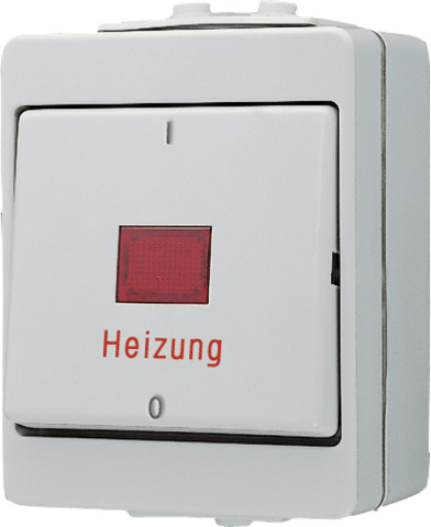 Jung Heating Emergency Switch Off 3-pin 603 HW NEW