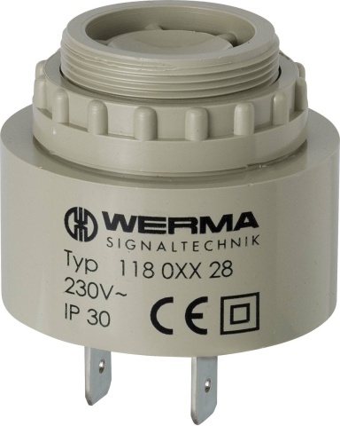 Werma Buzzer elektryczny 24V AC/DC 11806815 NOWOSC